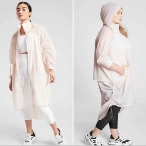 Athleta Parachute Canopy Long
Oversized Windbreaker Pink Recycled Long Small